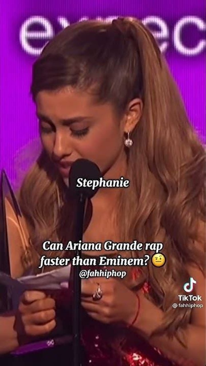 Can Ariana Grande Rap?