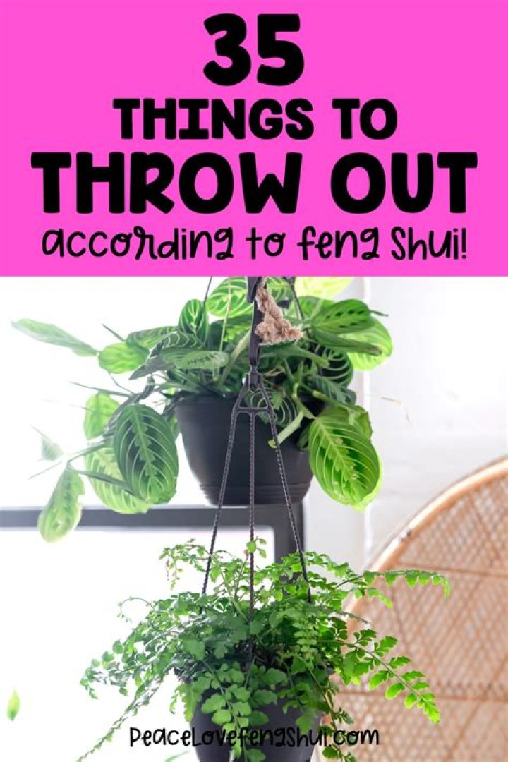 6 Things Feng Shui Experts Want You to Throw Out Right Now