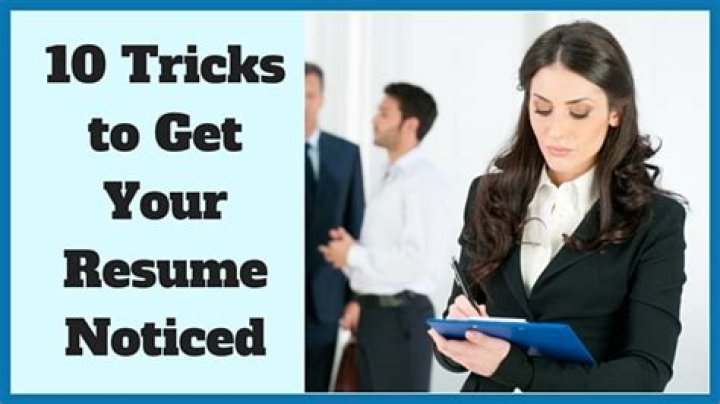 The Secret Trick for Getting Your Résumé Noticed