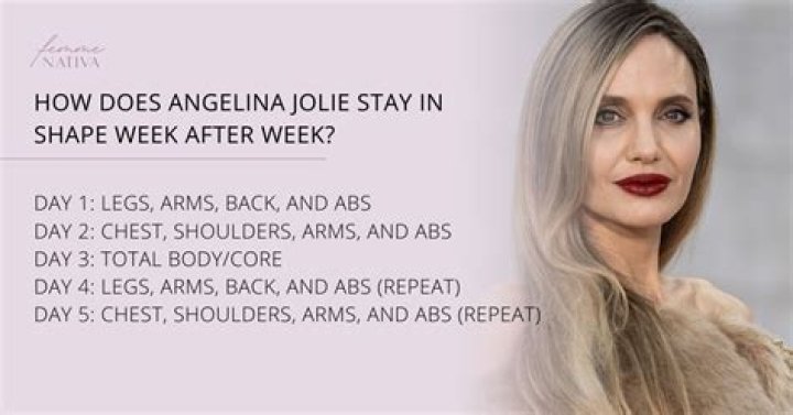 How Does Angelina Jolie Stay In Shape?