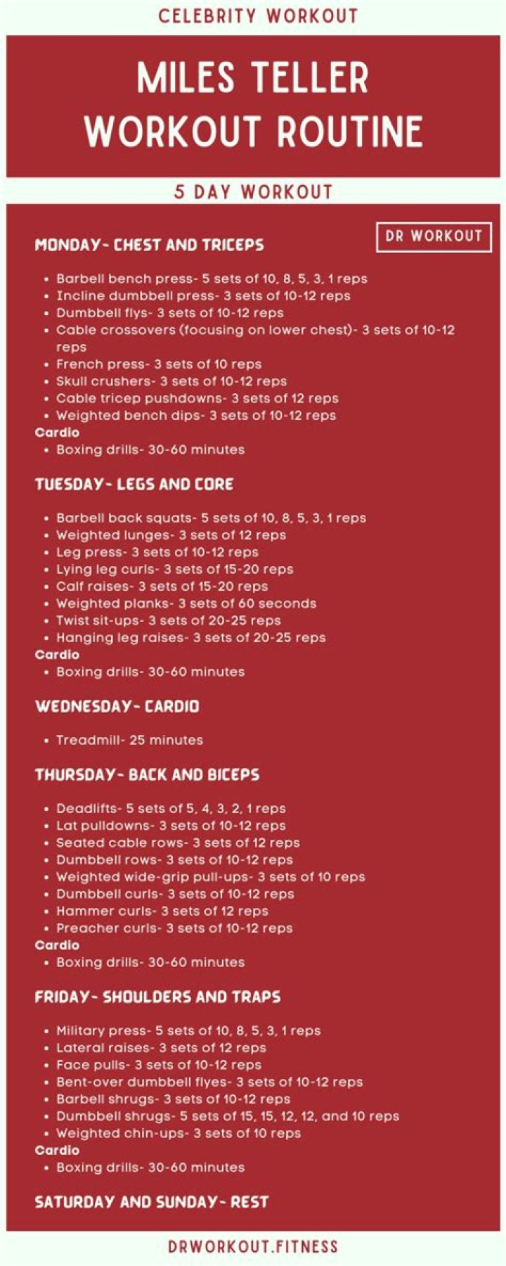 Miles Teller Workout Routine and Diet Plan for Bleed for This