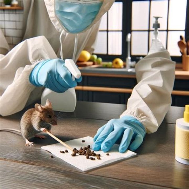 Wear a Mask and Gloves to Clean Up Mouse Droppings — Best Life