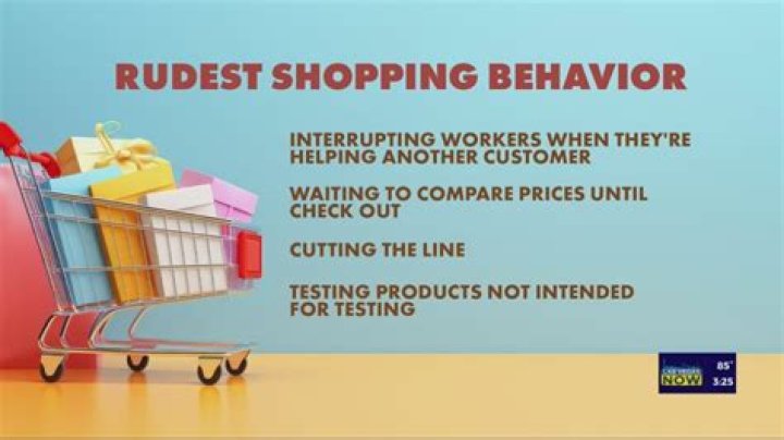 17 Rudest Shopping Habits, Etiquette Experts Say