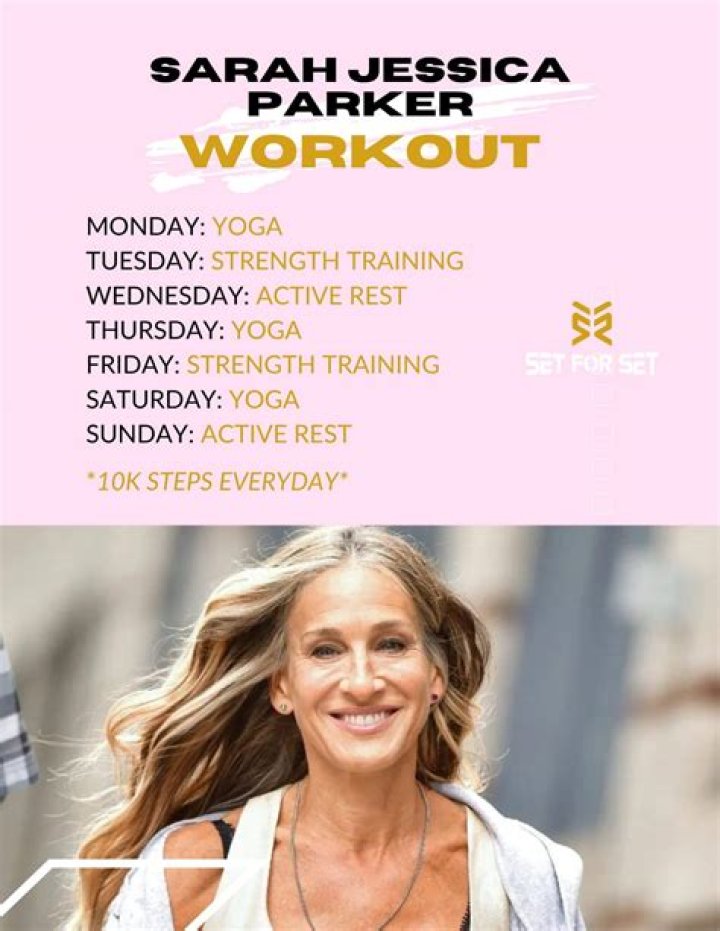 Sarah Jessica Parker Diet Plan and Workout Routine