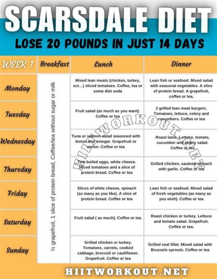 Scarsdale Diet – Shed 20 Pounds in Fourteen Days