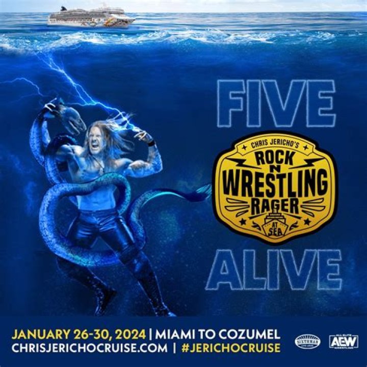 Sixthman Announces Chris Jericho’s Rock ‘N’ Wrestling Rager at Sea Cruise