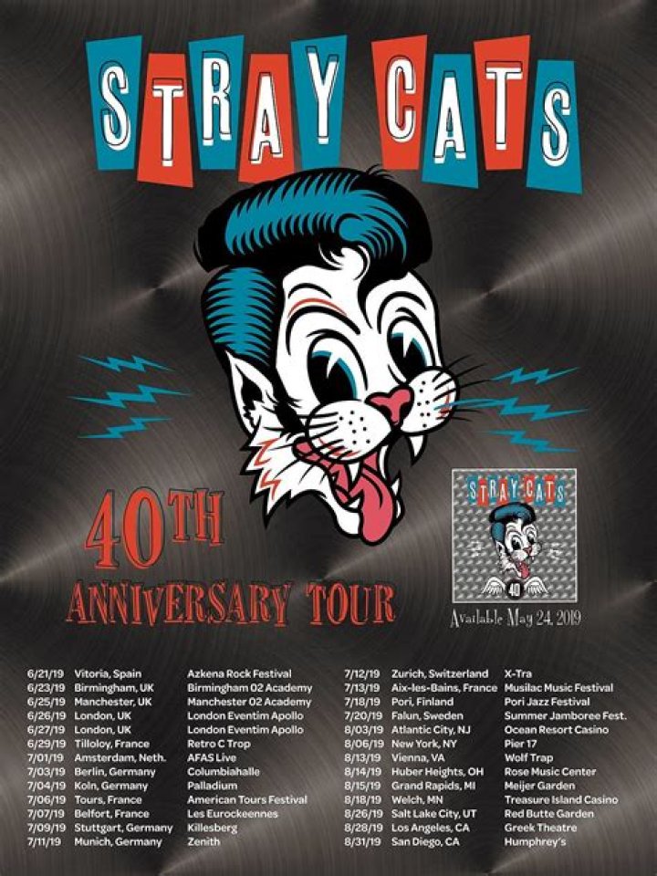 Stray Cats Announce 40th Anniversary Tour And Album