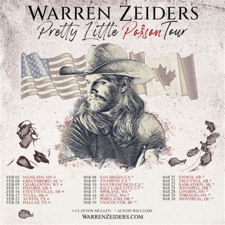 Warren Zeiders Announces Debut Album ‘Pretty Little Poison’ And Upcoming Tour